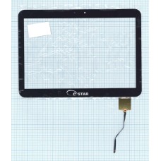 Сенсорное стекло (тачскрин) F-WGJ10154-J-V1 черный