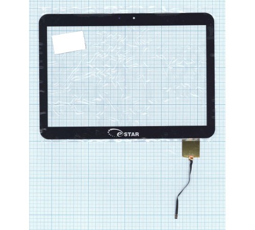 Сенсорное стекло (тачскрин) F-WGJ10154-J-V1 черный