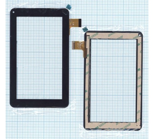 Сенсорное стекло (тачскрин) FM703906KD черное