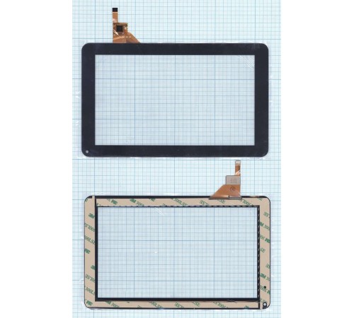 Сенсорное стекло (тачскрин) MF-195-090F-4 черное