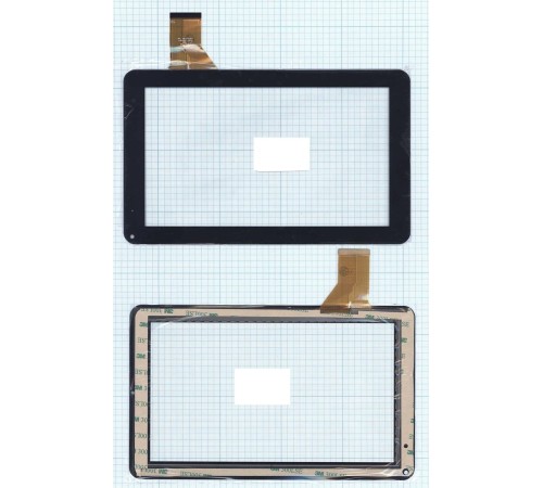 Сенсорное стекло (тачскрин) DH-0901A1-FPC03-2 черный