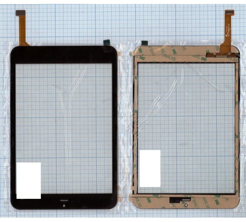 Сенсорное стекло (тачскрин) FPC-TP785030-00 черное
