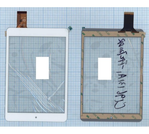 Сенсорное стекло (тачскрин) C196131A1-FPC720DR белое