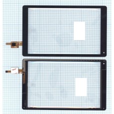 Сенсорное стекло (тачскрин) DY08017 (V2) черное