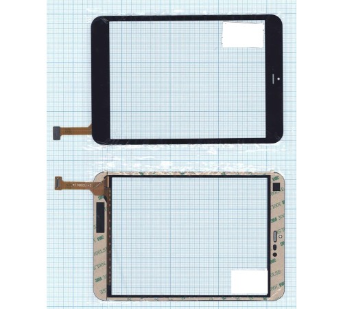 Сенсорное стекло (тачскрин) MT70821-V3 черное