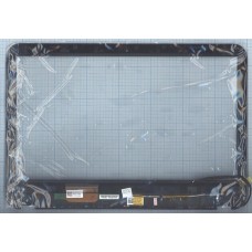 Сенсорное стекло (тачскрин) Dell Inspiron 15R-3521 черное с рамкой
