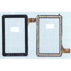 Сенсорное стекло (тачскрин) FPC-TP090005(98VB)-00 черный