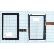 Сенсорное стекло (тачскрин) HLD-PG709S черное