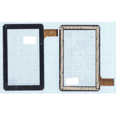 Сенсорное стекло (тачскрин) CZY6439A01-FPC черное