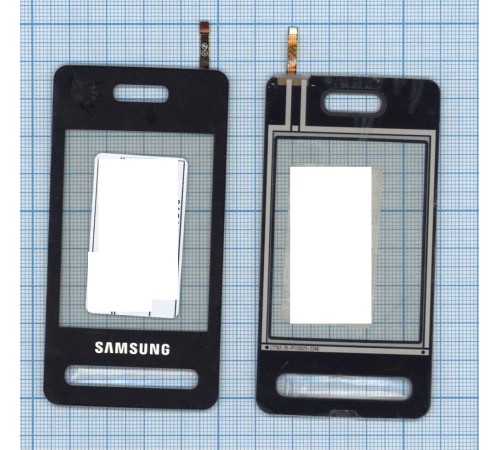 Сенсорное стекло (тачскрин) Samsung SGH D980 черное