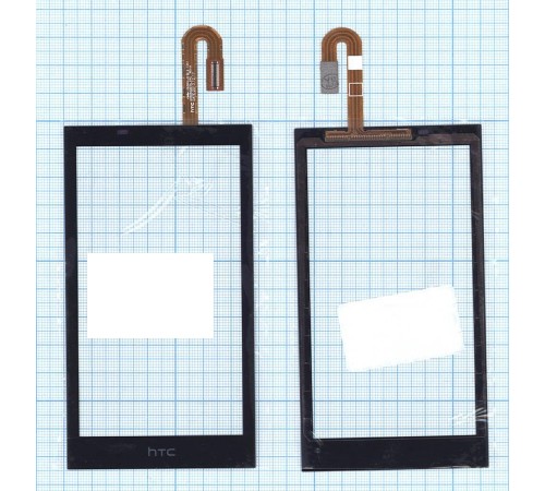 Сенсорное стекло (тачскрин) HTC Desire 610 black