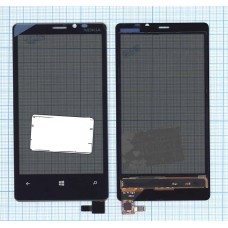 Сенсорное стекло (тачскрин) Nokia Lumia 920 черное