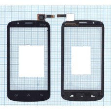 Сенсорное стекло (тачскрин) DNS S4504 черный