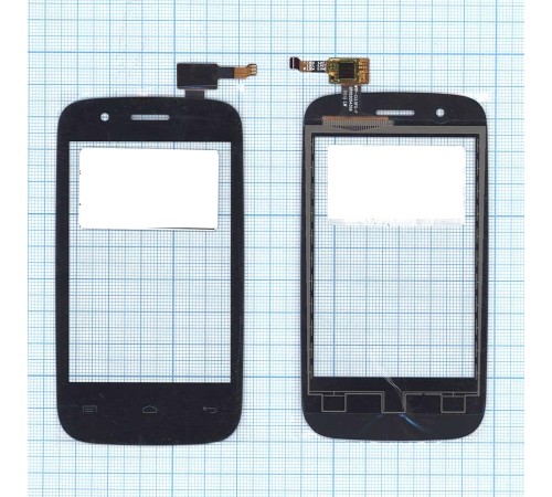 Сенсорное стекло (тачскрин) Explay N1 черное