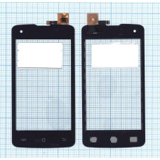 Сенсорное стекло (тачскрин) DNS S4006 черный