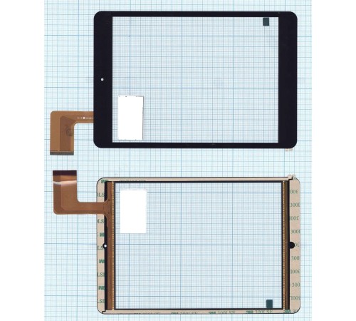 Сенсорное стекло (тачскрин) FPCA-79D4-V01 черное