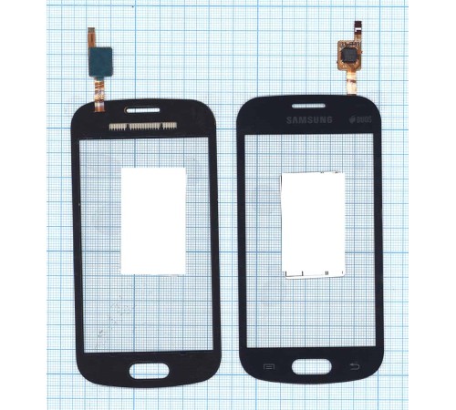 Сенсорное стекло (тачскрин) Samsung Galaxy Trend GT-S7390 GT-S7392 черное