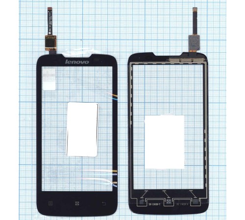 Сенсорное стекло (тачскрин) Lenovo A820 черное