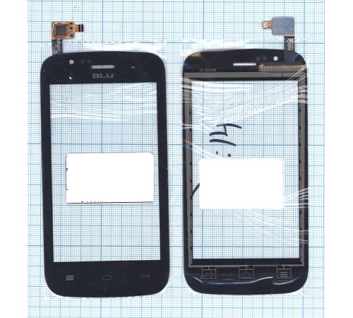 Сенсорное стекло (тачскрин) Explay A400 черное