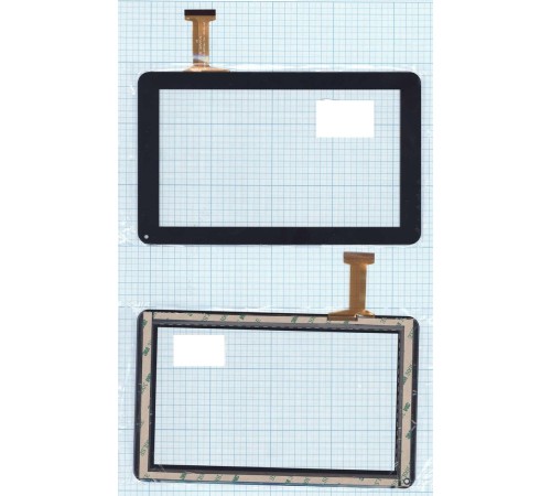 Сенсорное стекло (тачскрин) DH-0918A1-PG-FPC058 черное