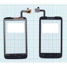 Сенсорное стекло (тачскрин) Lenovo A316i черное
