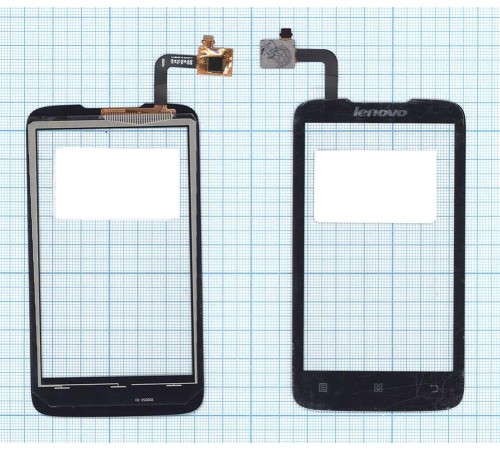 Сенсорное стекло (тачскрин) Lenovo A316i черное