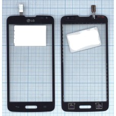 Сенсорное стекло (тачскрин) LG L90 черное
