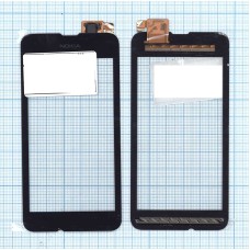 Сенсорное стекло (тачскрин) Nokia Lumia 530 черное