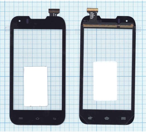 Сенсорное стекло (тачскрин) Explay Advance TV черное