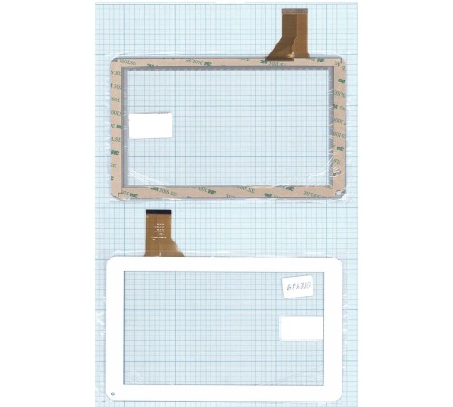 Сенсорное стекло (тачскрин) DH-0901A1-FPC03-2 белое