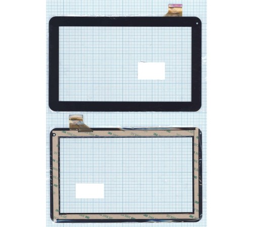 Сенсорное стекло (тачскрин) WJ608-V1.0 (V2.0) черное