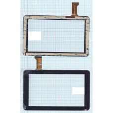 Сенсорное стекло (тачскрин) CZY6366A01-FPC черный