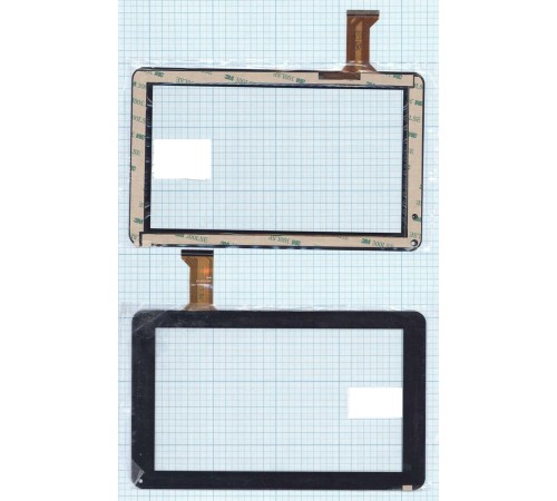 Сенсорное стекло (тачскрин) CZY6366A01-FPC черный