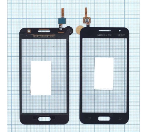 Сенсорное стекло (тачскрин) Samsung Galaxy Core 2 SM-G355H черное