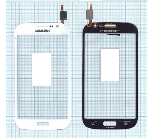 Сенсорное стекло (тачскрин) Samsung Galaxy Grand Neo Duos GT-I9060 белое