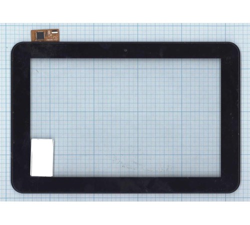 Сенсорное стекло (тачскрин) DNS AirTab M104g черное с рамкой