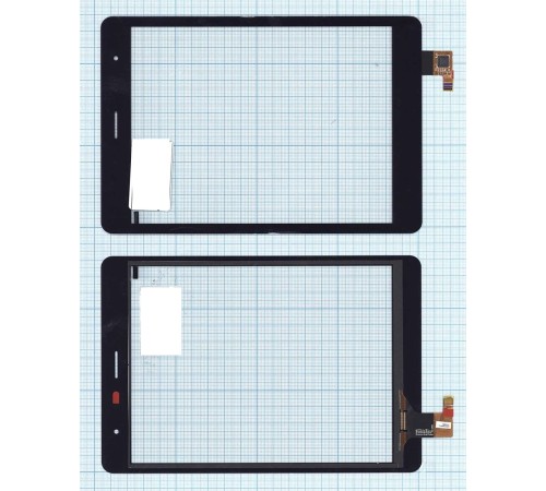 Сенсорное стекло (тачскрин) CTP078047 черное