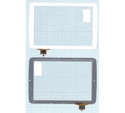 Сенсорное стекло (тачскрин) AT-C9093-FPC белое