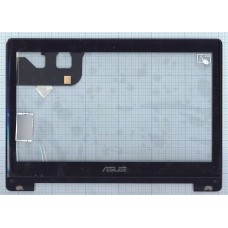 Сенсорное стекло (тачскрин) Asus Transformer Book Flip TP300 черное с рамкой