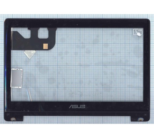 Сенсорное стекло (тачскрин) Asus Transformer Book Flip TP300 черное с рамкой