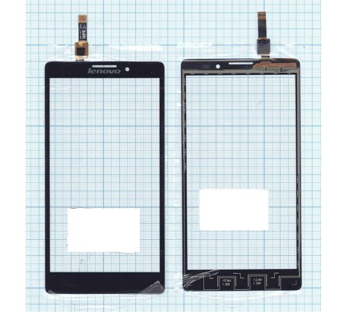 Сенсорное стекло (тачскрин) Lenovo Vibe Z K910 черное