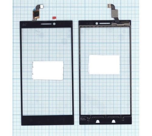 Сенсорное стекло (тачскрин) Lenovo Vibe Z2 черное