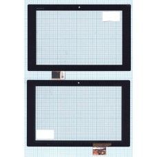 Сенсорное стекло (тачскрин) Sony Xperia Tablet Z черный I101FGT08.0 черное