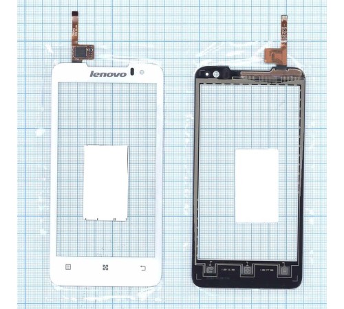 Сенсорное стекло (тачскрин) Lenovo P770 белое