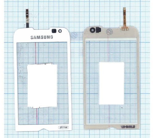 Сенсорное стекло (тачскрин) Samsung Omnia 2 GT-I8000 белое