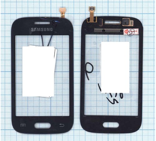Сенсорное стекло (тачскрин) Samsung Galaxy Young GT-S6310 GT-S6312 синее