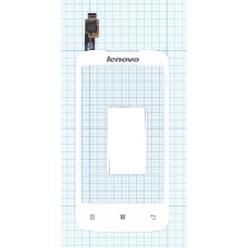 Сенсорное стекло (тачскрин) Lenovo A376 белое