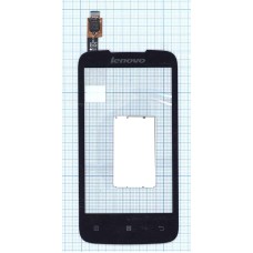 Сенсорное стекло (тачскрин) Lenovo A376 черное