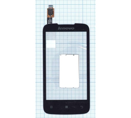 Сенсорное стекло (тачскрин) Lenovo A376 черное