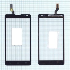 Сенсорное стекло (тачскрин) LG Optimus L9 II D605 черное